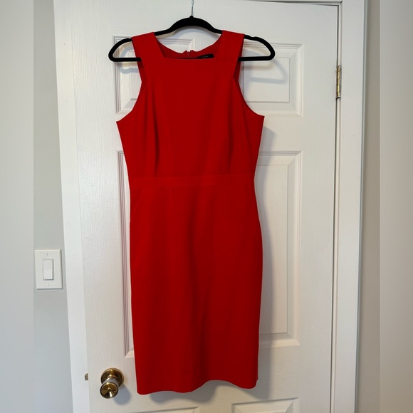 J Crew Red Dress - Picture 1 of 6